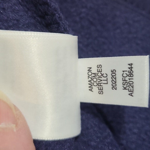 AMAZON ESSENTIALS Blue Polar Fleece Quarter Zip Pullover Jacket - Picture 11 of 11